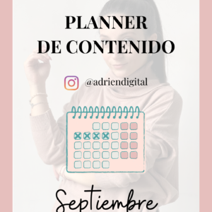 Planner Septiembre