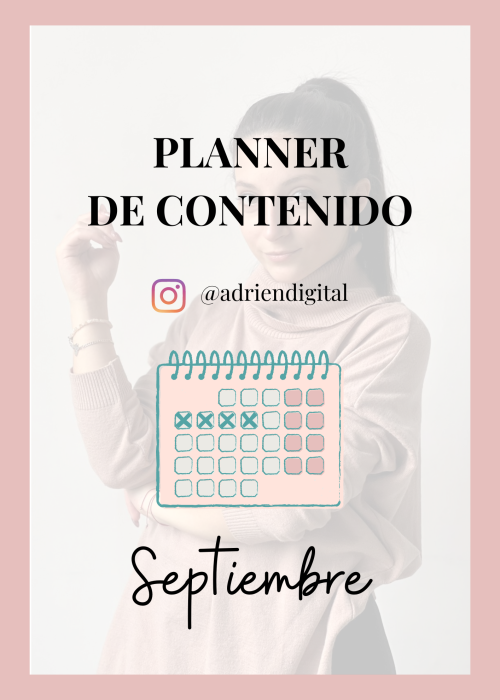 PLANNER MENSUAL SEPTIEMBRE - ADRI EN DIGITAL